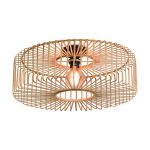 Good&Mojo Luce da soffitto Bromo Bambù Marrone L | Adatto per 1x E27 