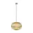 Eglo Luce Pendente Amsfield Acciaio Marrone | IP20 - Adatto per 1x E27 