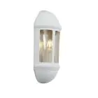 Ansell LED Luce da parete Latina Metà  Lanterna Bianca - Adatto per E27 fino 42W | IP65