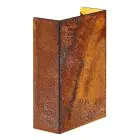 Nordlux Fold 10 Acciaio Corten Luce Da Parete Arrugginito Up & Down 7.5W 225lm - 830 Luce Calda - 